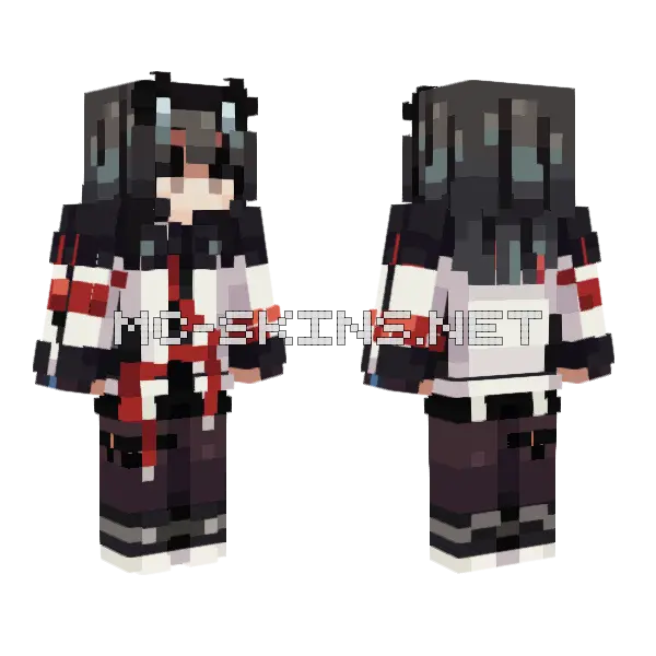 Texas Boy Minecraft skin, front and back
