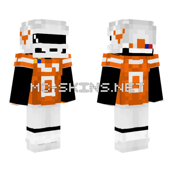 Texas Sec Championship Minecraft skin, front and back