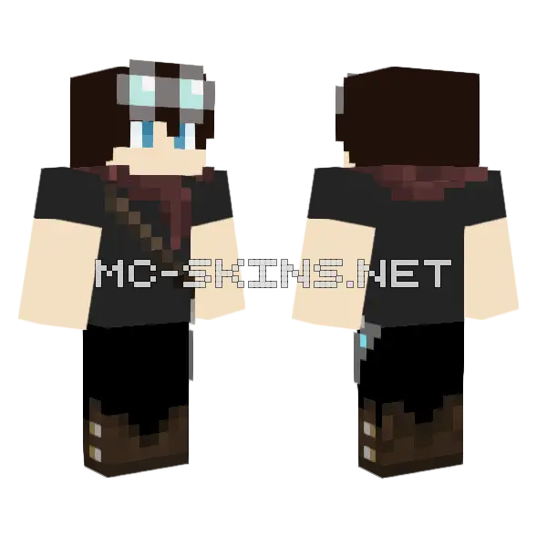 Thadoc007 Casual Wear Minecraft skin, front and back