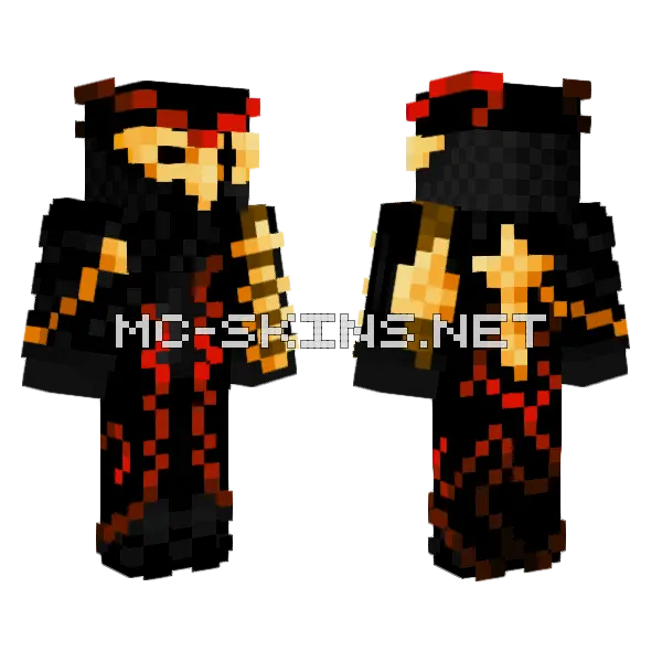 Thank You For 1000 Likes Minecraft skin, front and back
