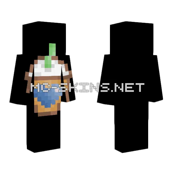 Thank You For 140 Followers Minecraft skin, front and back