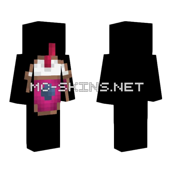 Thank You For 160 Followers Minecraft skin, front and back