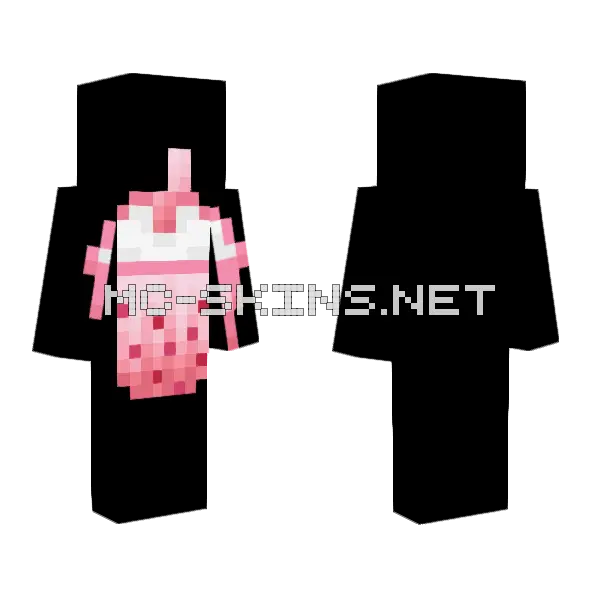 Thank You For 4 8k Followers Minecraft skin, front and back