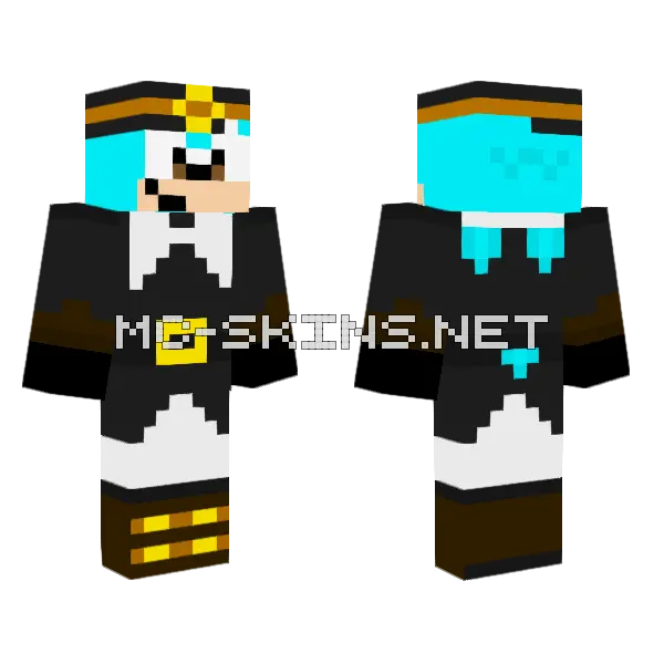 Thanksgiving Jeriah My OC Minecraft skin, front and back