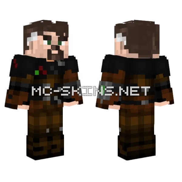 Thatalienguy Httyd Minecraft skin, front and back