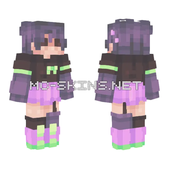 That's What I Want Minecraft skin, front and back