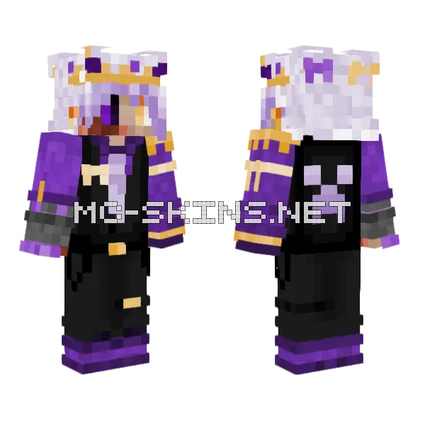 The Actual Ver 1 Minecraft skin, front and back