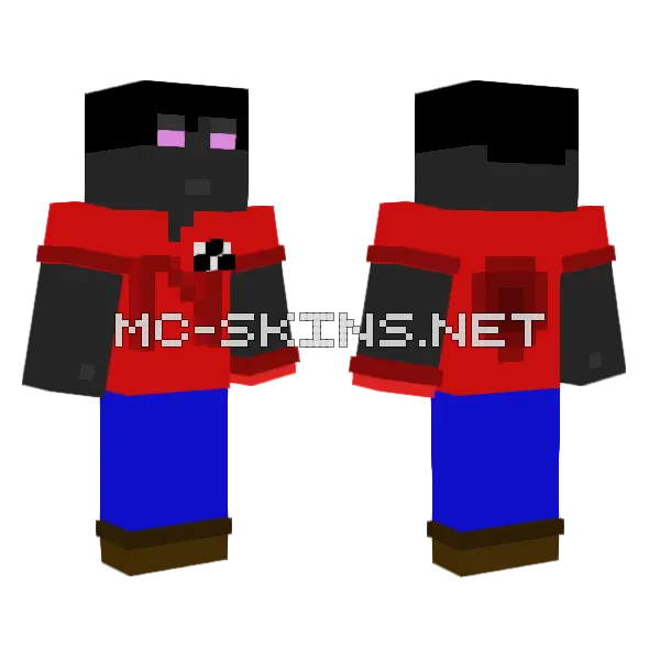 The Admin Prime Minecraft skin, front and back
