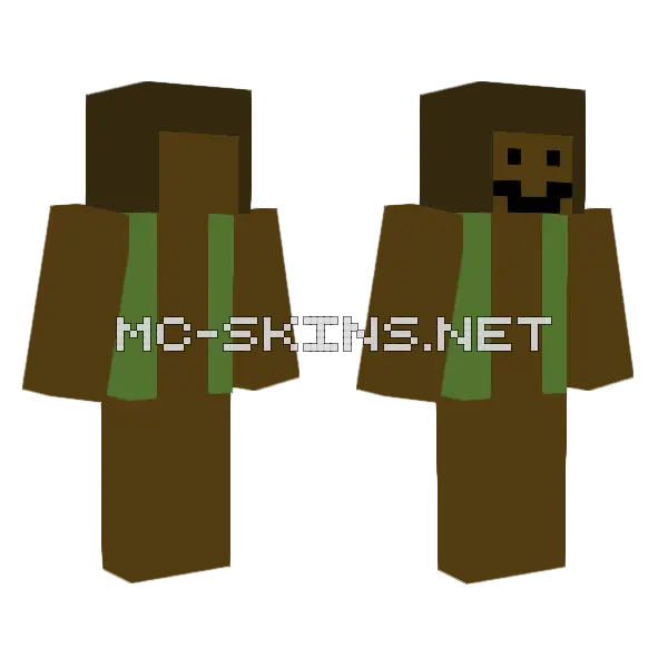 The Ancient Tree Minecraft skin, front and back