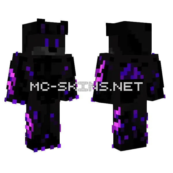 The Beast W Shading Minecraft skin, front and back