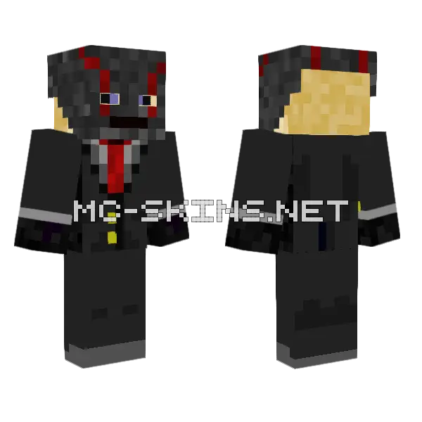 The Big Boss Minecraft skin, front and back