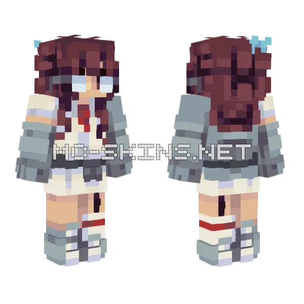 The Bullying Target Rce Minecraft skin, front and back