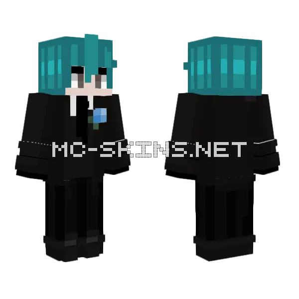 The Correct Color Minecraft skin, front and back