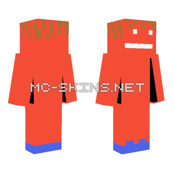 The Creeping Creeper Minecraft skin, front and back