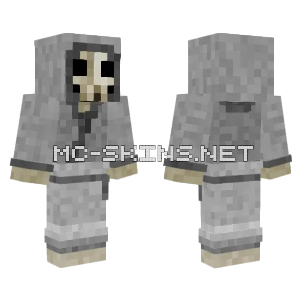 The Culerles One With Hood Minecraft skin, front and back