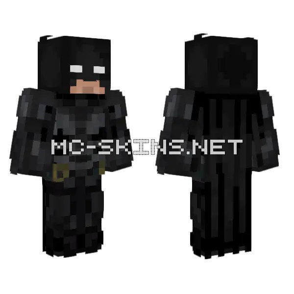 The Darkest Knight Minecraft skin, front and back