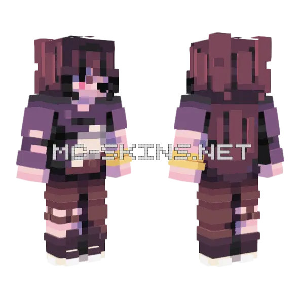 The Deepest Scars Are Never Shown Minecraft skin, front and back