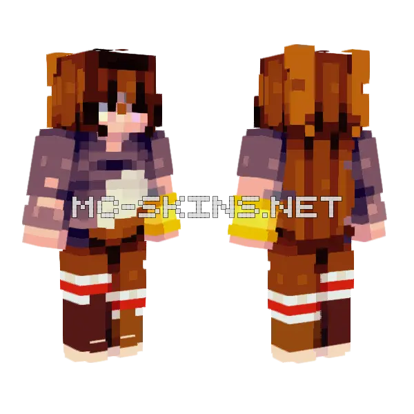 The Deepest Scars Are Never Shown Minecraft skin, front and back