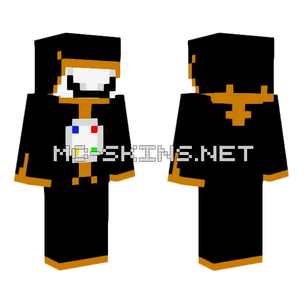 The Desiver Commando Army Minecraft skin, front and back