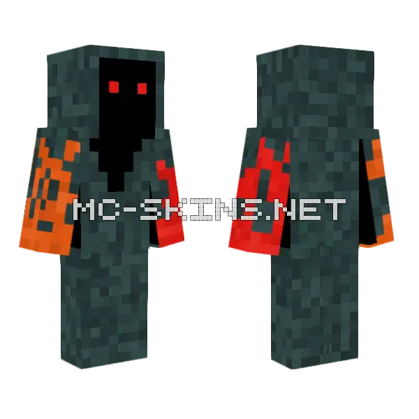 The Devell Minecraft skin, front and back