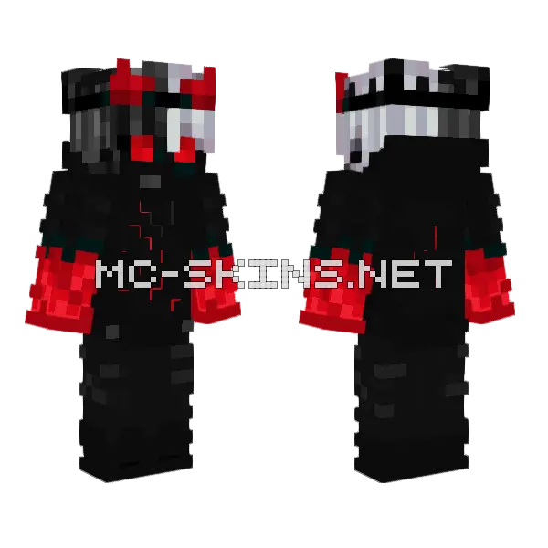 The Devil From The Ascent Minecraft skin, front and back