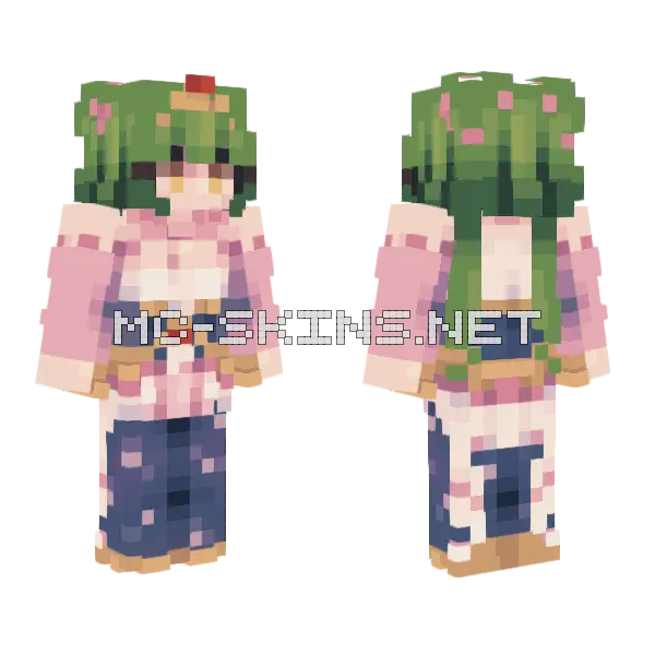 The Dragon S Beauty Minecraft skin, front and back