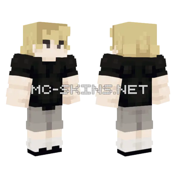 The Dream Boat Minecraft skin, front and back