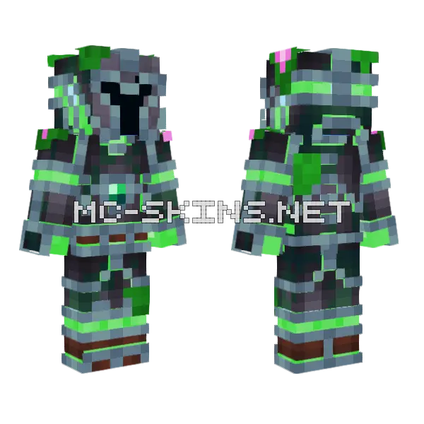 The Eldergrowth Queen Minecraft skin, front and back