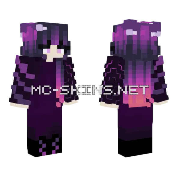 The End Is Near Minecraft skin, front and back