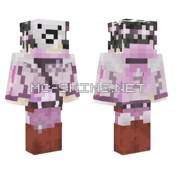The Fallen Saparata Minecraft skin, front and back