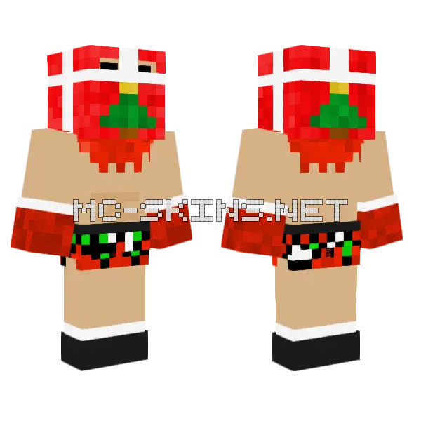 The Fleshmas Minecraft skin, front and back