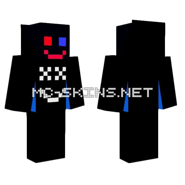 The Ghost Skin Minecraft skin, front and back