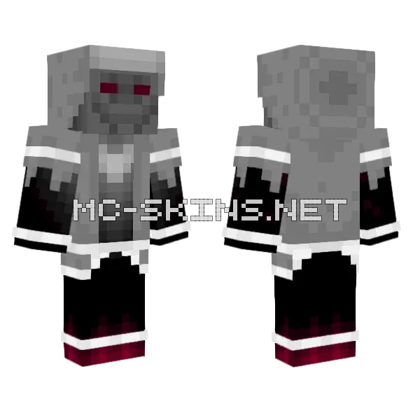 The Host Ritual Minecraft skin, front and back