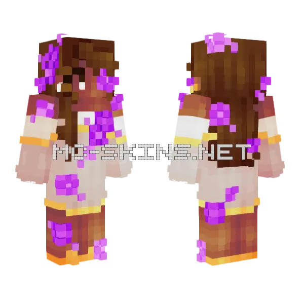 The Hunter's Moon Glitch Minecraft skin, front and back