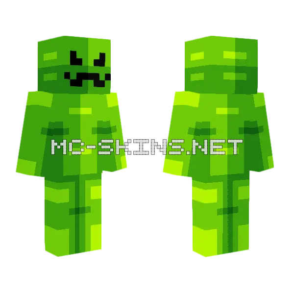 The Invasion Minecraft skin, front and back