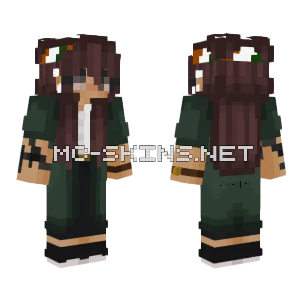 The Irish Day Minecraft skin, front and back