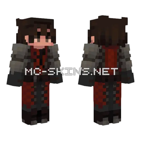 The Joust Minecraft skin, front and back