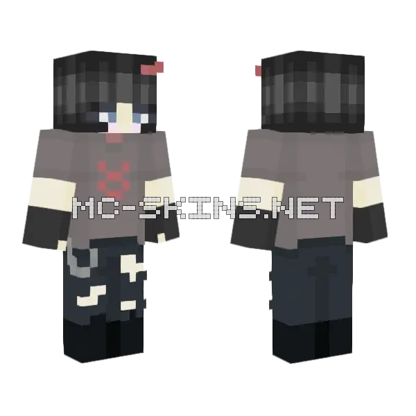 The Kids Aren't Alright Minecraft skin, front and back