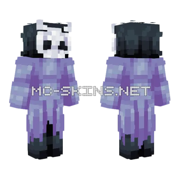 The Knight Minecraft skin, front and back