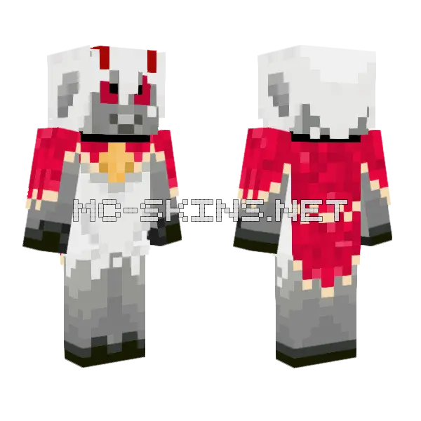 The Lamb Cotl Minecraft skin, front and back