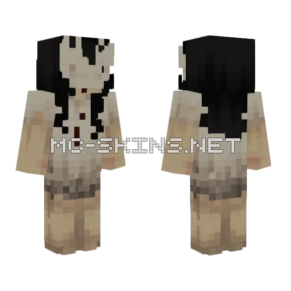The Lamp No Red Tint Minecraft skin, front and back