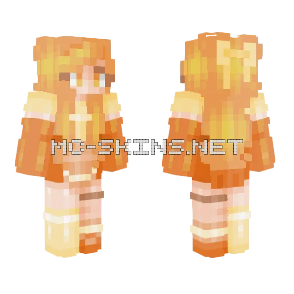 The Late One Minecraft skin, front and back