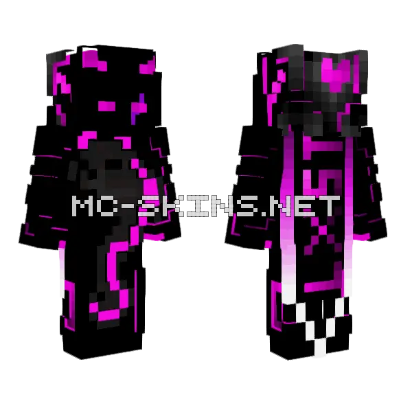 The Lxsst Important Showmore Minecraft skin, front and back