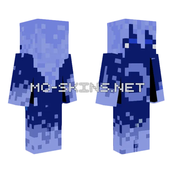 The M0on Skin Minecraft skin, front and back