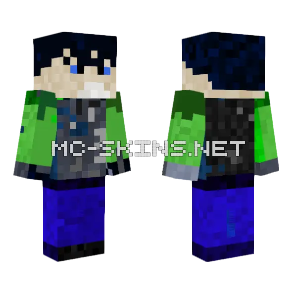 The Madman Minecraft skin, front and back