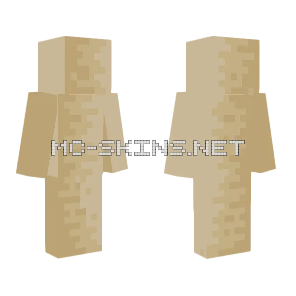 The Mannequins Minecraft skin, front and back
