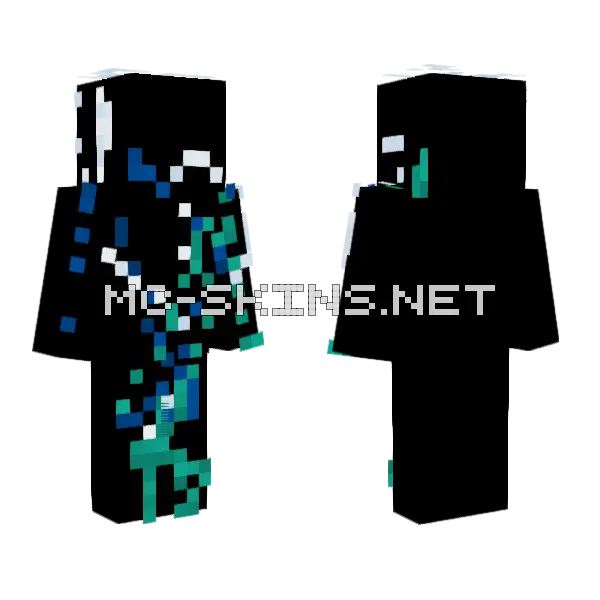 The Mess Minecraft skin, front and back