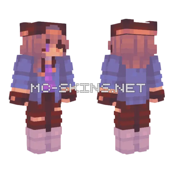 The Monster Minecraft skin, front and back
