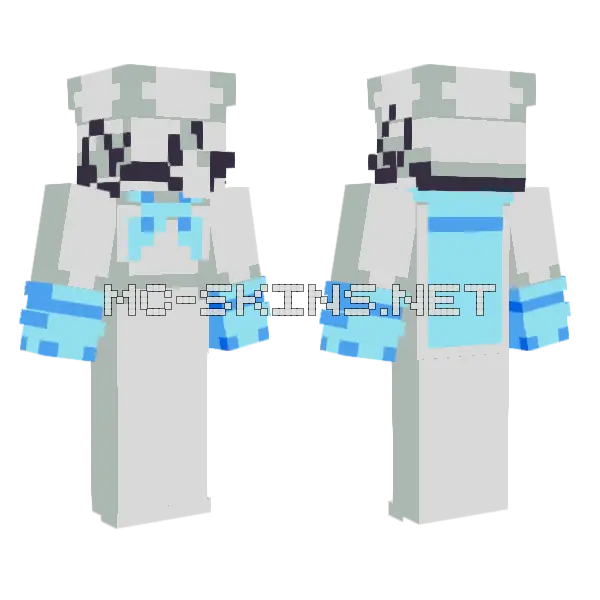 The Noitch Fpe Style Minecraft skin, front and back