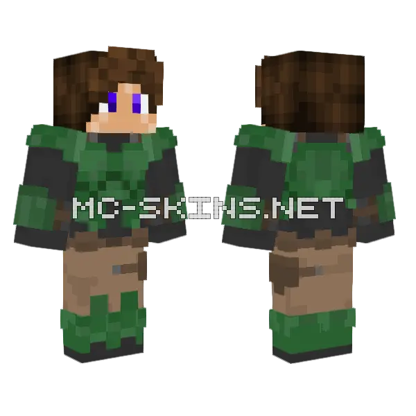 The Only Good Bug Dead Bug Minecraft skin, front and back